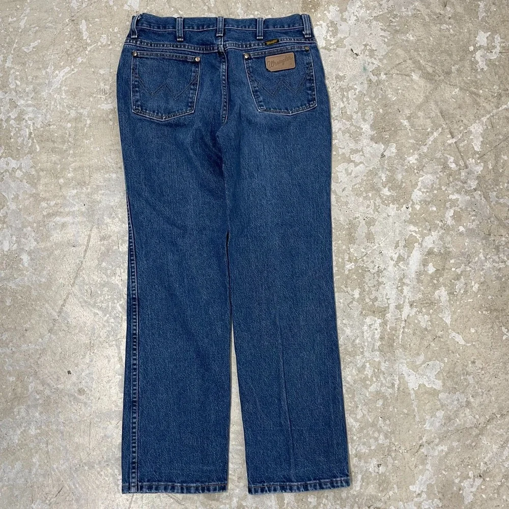 Wrangler Jeans 33x30 Blue Pants Slim 936 Cowboy Western‎ Denim Work Fits 31x30